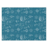 Plan-grafisches nautischmuster tischdecke (Vorderseite (Horizontal))