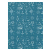 Plan-grafisches nautischmuster tischdecke (Vorderseite)