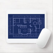 Plan - Hausplan Mousepad (Mit Mouse)