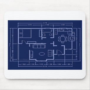 Plan - Hausplan Mousepad