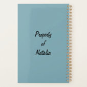 Plan heute Morgen Personalisierter Planer (Rückseite)