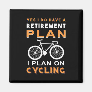 Plan I für das Ruhestand im Fahrrad Magnet