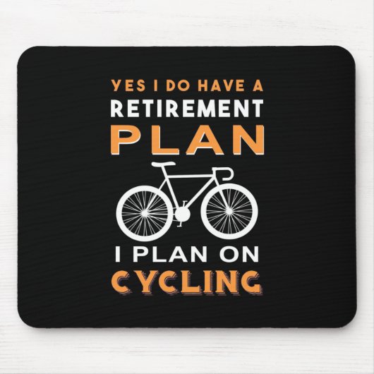 Plan I für das Ruhestand im Fahrrad Mousepad (Vorne)