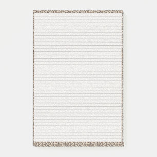 Plan mit mir   Stilvolle Cheetah im Alltag Print 4 Post-it Klebezettel