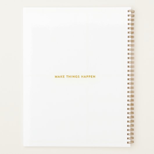 Plan Monatsplaner & Wochenplaner (Rückseite)