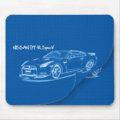 Plan Mousepad Nissan GT-Rs SpecV (Vorne)