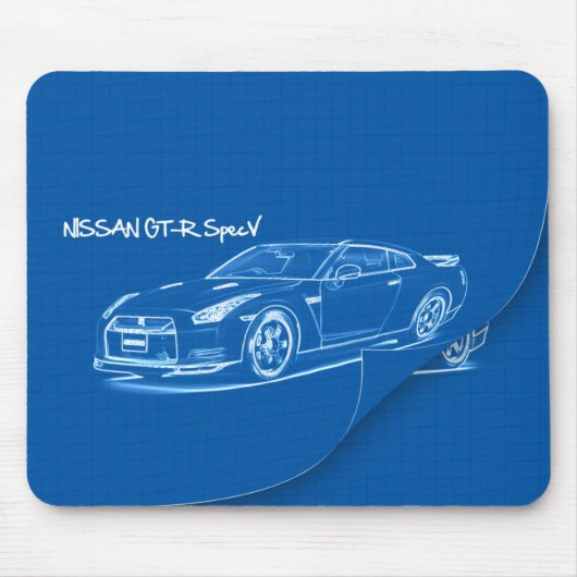 Plan Mousepad Nissan GT-Rs SpecV (Vorne)