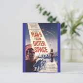 Plan neun aus dem Weltraum" Postkarte (Stehend Vorderseite)