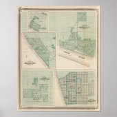 Plan Newburgh, Warrick Co mit Boonville Poster (Vorne)