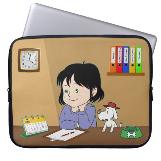 Plan-O-Pooch Laptopschutzhülle (Vorderseite)