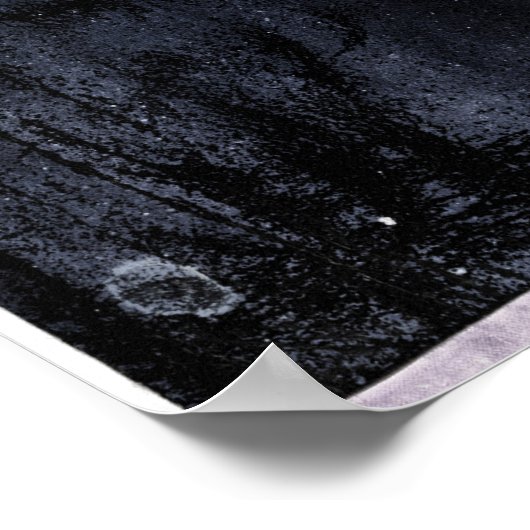 Plan oder Karte des Sonnensystems Poster (Ecke)