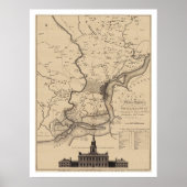 Plan Philadelphia - 1777 Poster (Vorne)