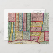 Plan Philadelphia Postkarte (Vorne/Hinten)