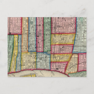 Plan Philadelphia Postkarte