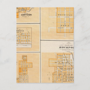 Plan Rockport, Spencer Co mit Everton Postkarte