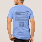 Plan T-shirt Tri-Blend Shirt (Rückseite)