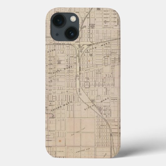 Plan Terre Haute, Vigo Co Case-Mate iPhone Hülle (Rückseite)