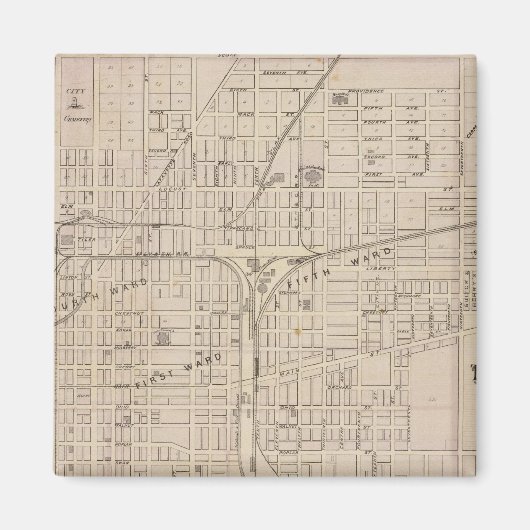 Plan Terre Haute, Vigo Co Magnet (Vorne)