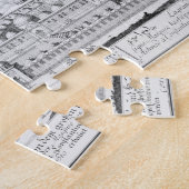 Plan und Ansicht der blauen Moschee (1609-16), Puzzle (Seite)