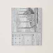 Plan und Ansicht der blauen Moschee (1609-16), Puzzle (Vertikal)