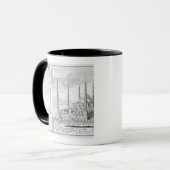 Plan und Ansicht der blauen Moschee (1609-16), Tasse (Vorderseite Links)