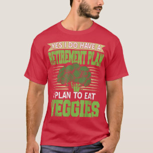 Plan Vegan Vegetarisches gesundes Geschenk T-Shi T-Shirt