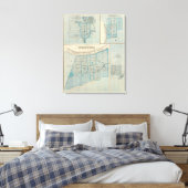 Plan Vincennes, Knox Co mit Sullivan Leinwanddruck (Insitu (Schlafzimmer))