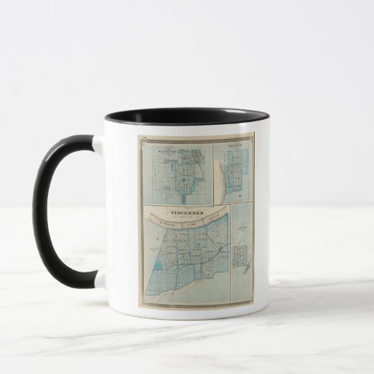 Plan Vincennes, Knox Co mit Sullivan Tasse (Links)