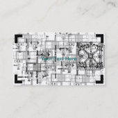 Plan-Visitenkarte Visitenkarte (Rückseite)