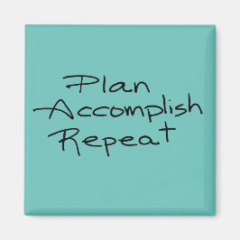 Plan, vollständig, AQUAMARIN wiederholen Magnet