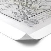 Plan von Birmingham, 1731, veröffentlicht 1789 (Gr Poster (Ecke)
