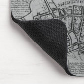 Plan von Boston, Neu-England, 1739 Mousepad (Ecke)