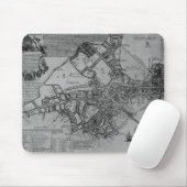 Plan von Boston, Neu-England, 1739 Mousepad (Mit Mouse)