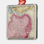 Plan von Boston Ornament Aus Metall (Links)