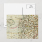 Plan von Boston und Charleston Postkarte (Vorne/Hinten)