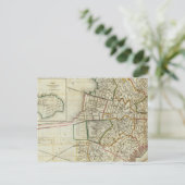 Plan von Boston und Charleston Postkarte (Stehend Vorderseite)