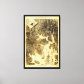 Plan von Boston, von Henry Pelham (1775-1776) Leinwanddruck (Vorderseite)