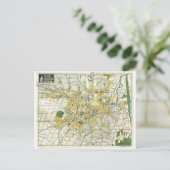 Plan von Colmar 1935 Postkarte (Stehend Vorderseite)