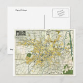 Plan von Colmar 1935 Postkarte (Vorne/Hinten)