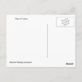 Plan von Colmar 1935 Postkarte (Rückseite)