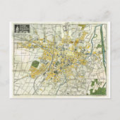 Plan von Colmar 1935 Postkarte (Vorderseite)