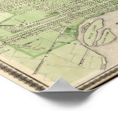 Plan von Davenport, Scott Landkreis, Staat von Iow Poster (Ecke)