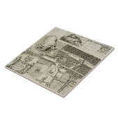 Plan von Edinburgh, Kneipe. durch John-Smith Fliese (Seite)