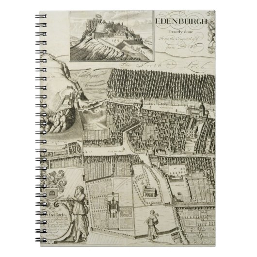 Plan von Edinburgh, Kneipe. durch John-Smith Notizblock (Vorderseite)