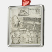 Plan von Edinburgh, Kneipe. durch John-Smith Silbernes Ornament (Links)