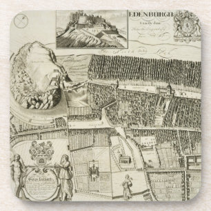 Plan von Edinburgh, Kneipe. durch John-Smith Untersetzer