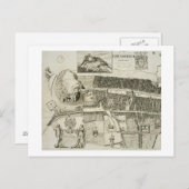 Plan von Edinburgh, Pub. von John Smith (c.1652-17 Postkarte (Vorne/Hinten)