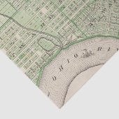 Plan von Evansville, Vanderburgh Co Seidenpapier (Ausschnitt)