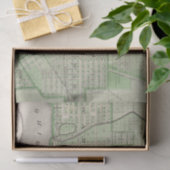 Plan von Evansville, Vanderburgh Co Seidenpapier (Geschenk)