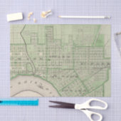 Plan von Evansville, Vanderburgh Co Seidenpapier (Handwerk)